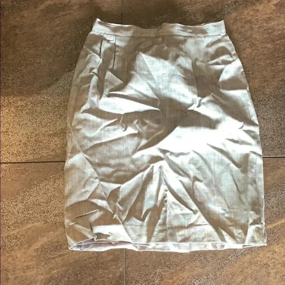Women’s gray pencil skirt 10 / C58 - Picture 2 of 3